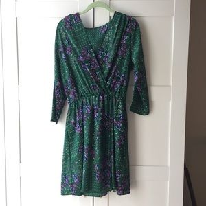 Faux Wrap Dress